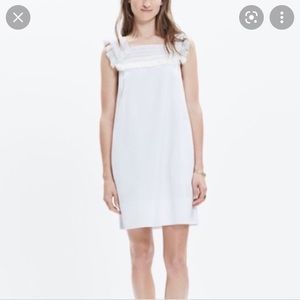 Madewell white embroidery summer dress